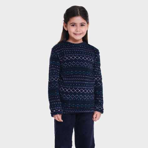 Pijama coral criança Alejandro azul