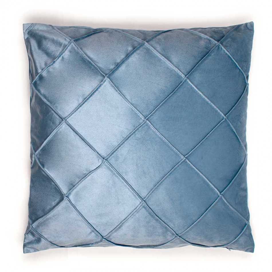 Almofada New Rombo azul indigo 50x50 almofadas-quadradas-lisas