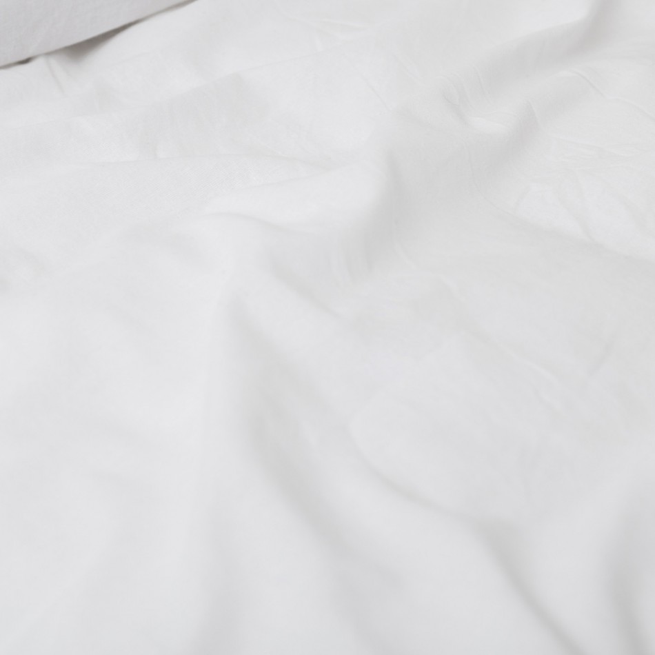 Capa De Edredão Algodão Orgânico Branco