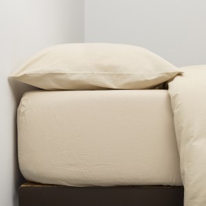 Capa De Edredão Algodão Orgânico Bege 2