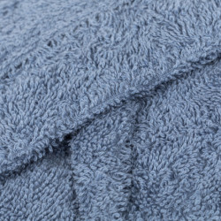 Roupão de banho com capuz azul indigo 450gr Unisex