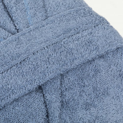 Roupão de banho com capuz azul indigo 450gr Unisex roupoes-de-banho