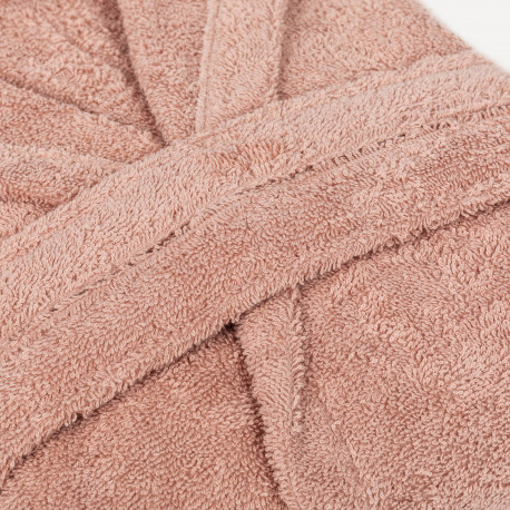 Roupão de banho com capuz coral 450gr Unisex