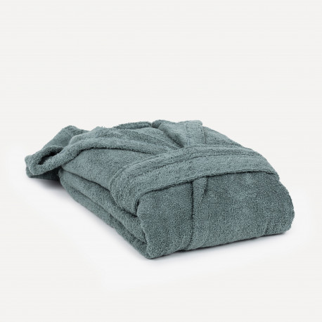 Roupão de banho com capuz verde francês 450gr Unisex