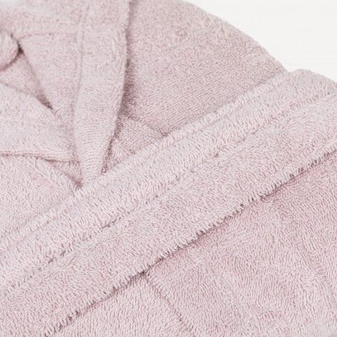 Roupão de banho com capuz rosa palo 450gr Unisex roupoes-de-banho