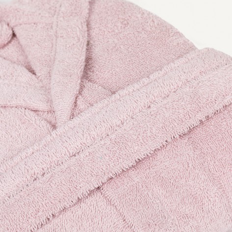 Roupão de banho rosa palo 450gr criança roupoes-de-banho