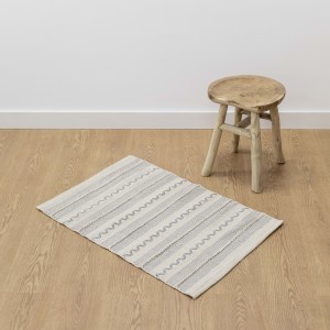 Tapete algodão Portugues cinza