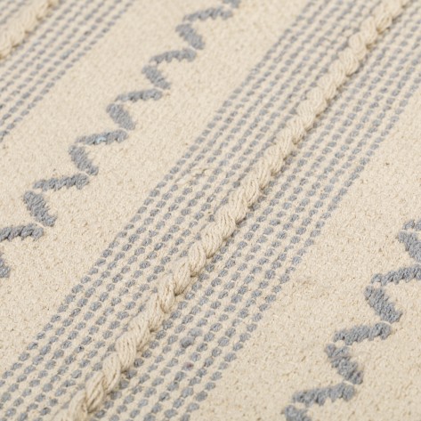 Tapete algodão Portugues cinza