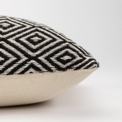 Almofada retangular algodão 30x50 Andres preto