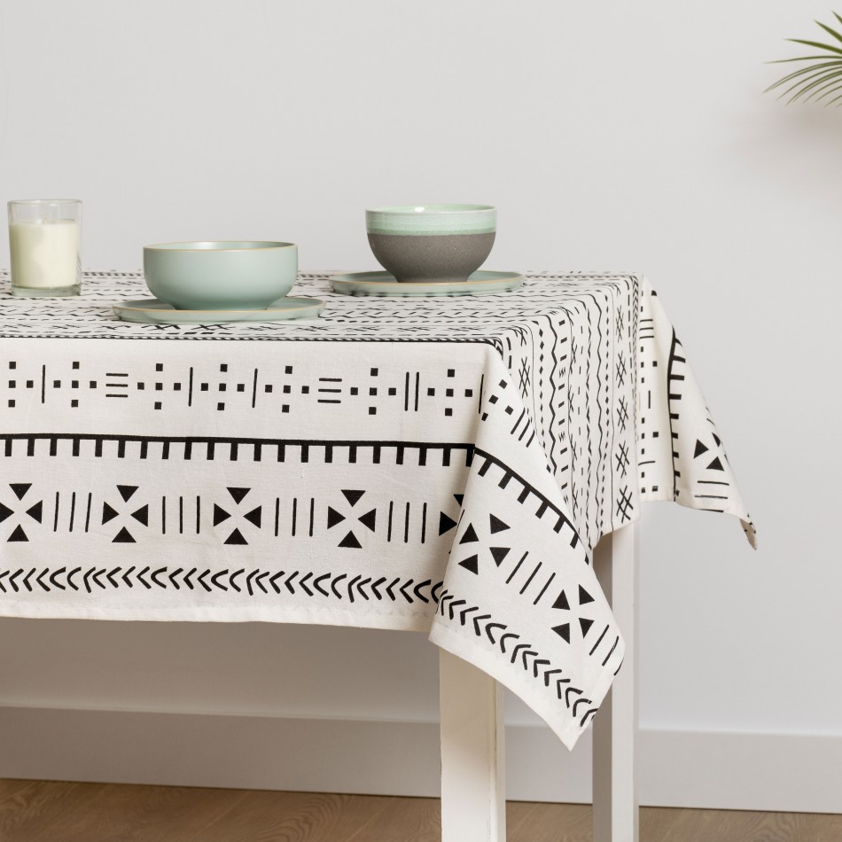 Toalha de mesa algodão Grita