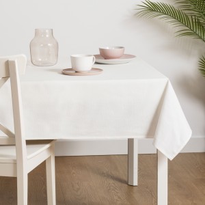 Toalha de mesa liso natural