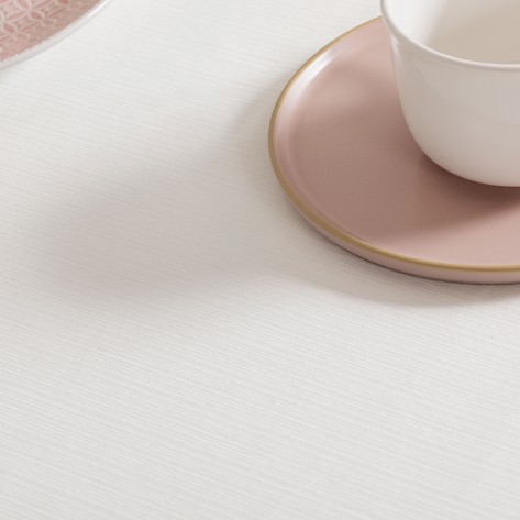 Toalha de mesa liso natural