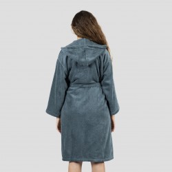 Roupão de banho com capuza verde menta 450gr Unisex