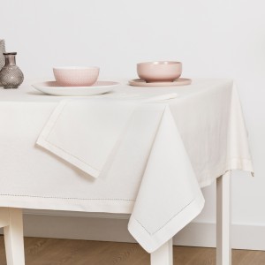 Toalha de mesa algodão orgânico natural 2