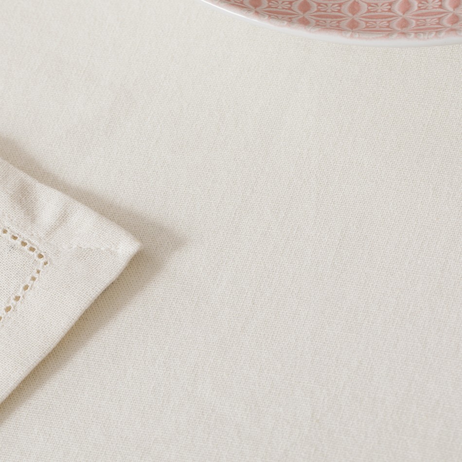 Toalha de mesa algodão orgânico natural