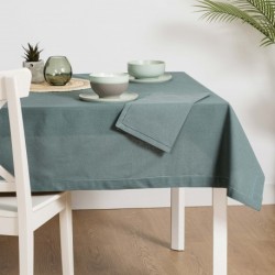 Toalha de mesa algodão orgânico verde menta