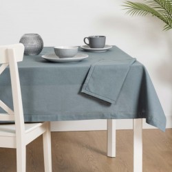 Toalha de mesa algodão orgânico verde azulado roupa-de-mesa