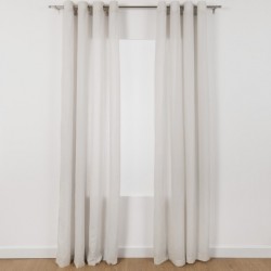 Cortina transparente algodão cinza cortinas-transparentes