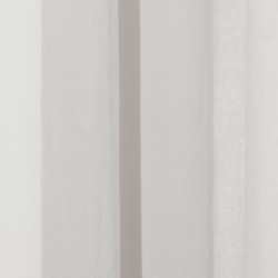 Cortina transparente algodão cinza cortinas-transparentes