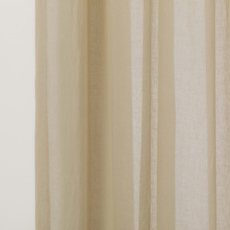 Cortina transparente algodão oliva cortinas-transparentes