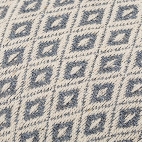 Almofada algodão Rombito azul indigo 45x45 almofadas-quadradas-estampadas