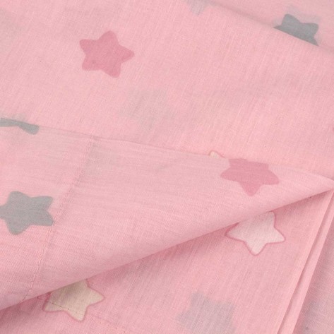 Jogo de lençóis algodão Tuly rosa cama bebé jogos-de-lencois-minicunha