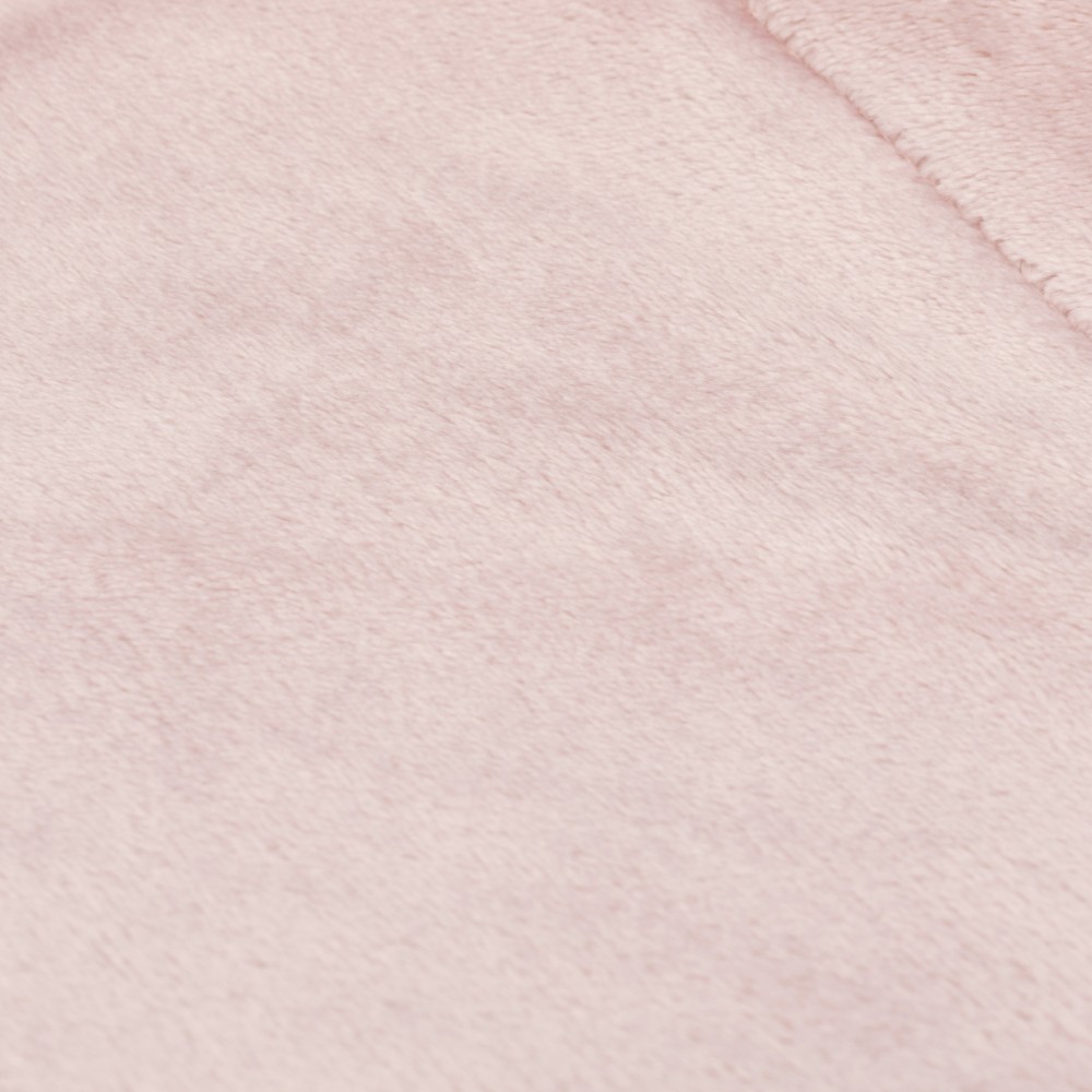 Manta Velvet sherpa rosa palo