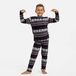 Pijama coral criança Christmas pijama-infantil
