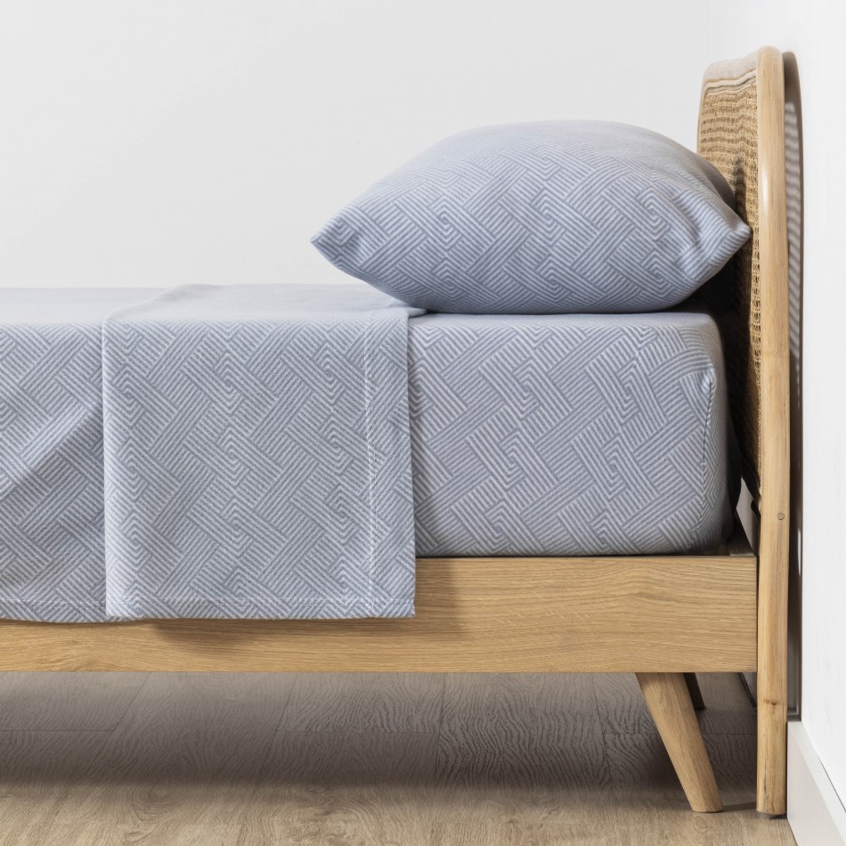 Jogo de lençóis térmicos Oscar azul indigo