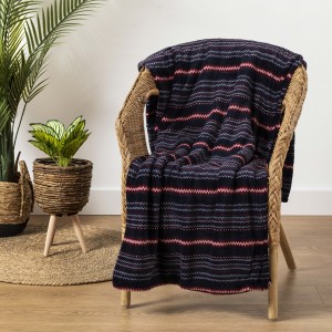 Manta coral Justino bordeaux