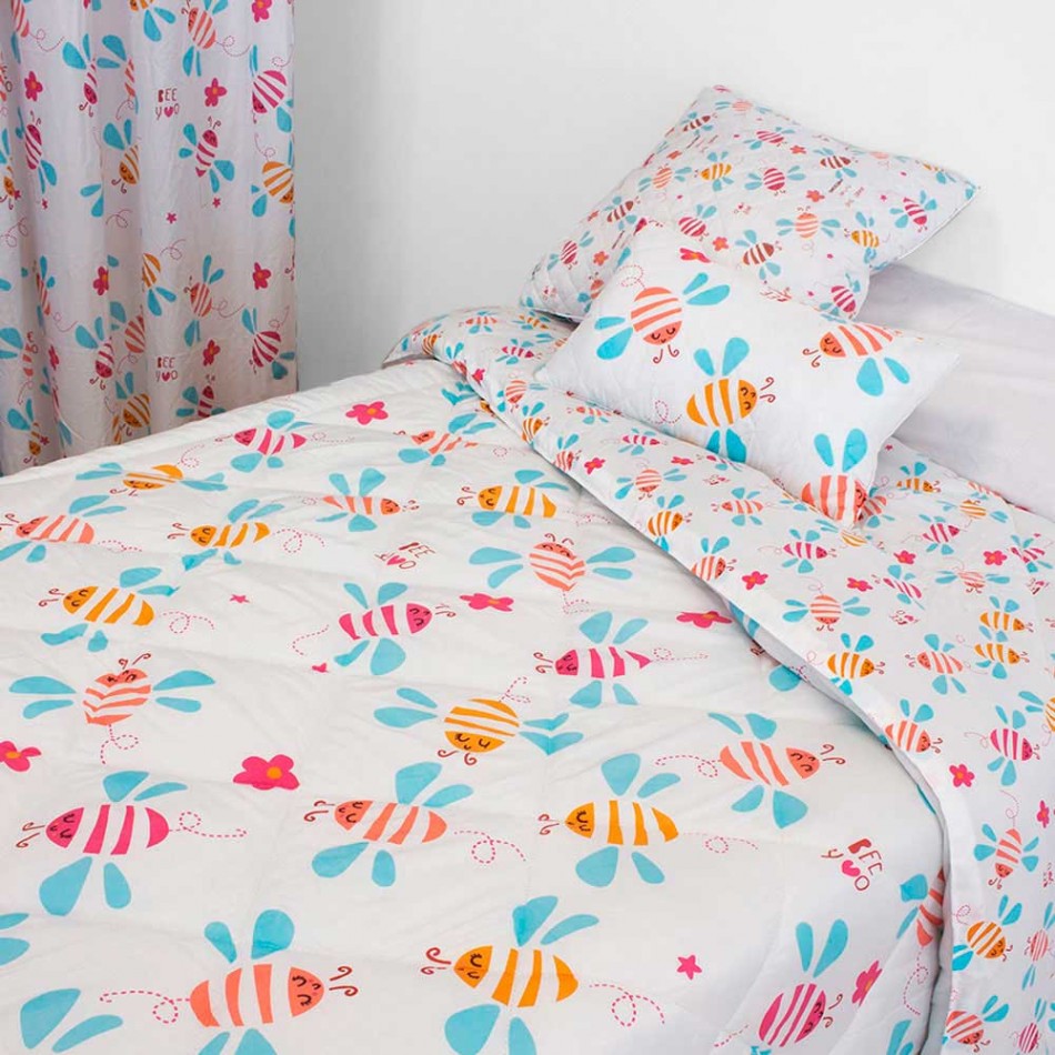 Edredão estampado Mariquita