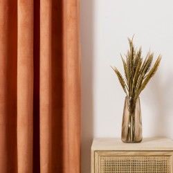Cortina New veludo mandarina cortinas-e-estores