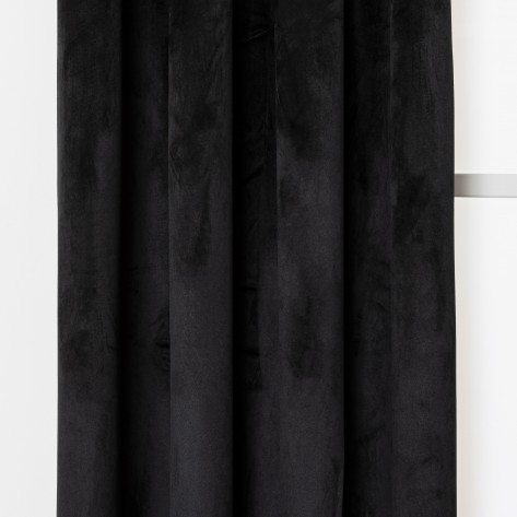 Cortina New veludo preto cortinas-e-estores