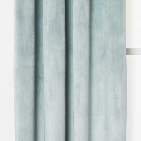 Cortina New veludo verde tiffany cortinas-e-estores