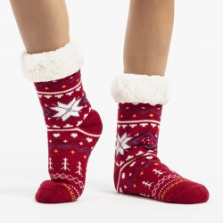 Meias Odense vermelho