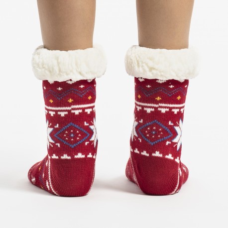 Meias Odense vermelho