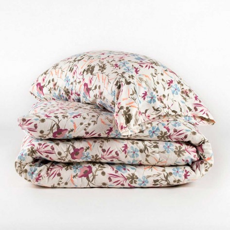 Capa de edredão flanela Ñoke azul indigo Capa de edredão flanela Ñoke azul indigo