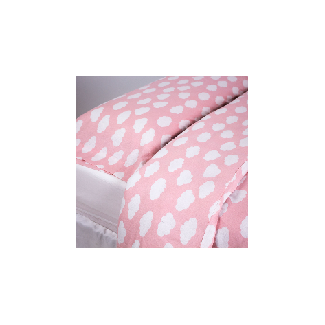 Capa de edredão flanela Nube rosa Capa de edredão flanela Nube rosa