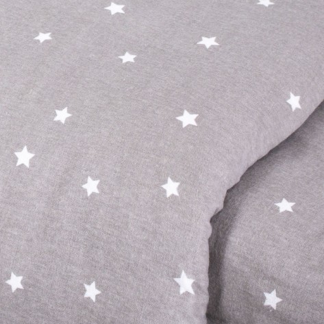 Capa de edredão flanela Estrella cinza Capa de edredão flanela Estrella cinza