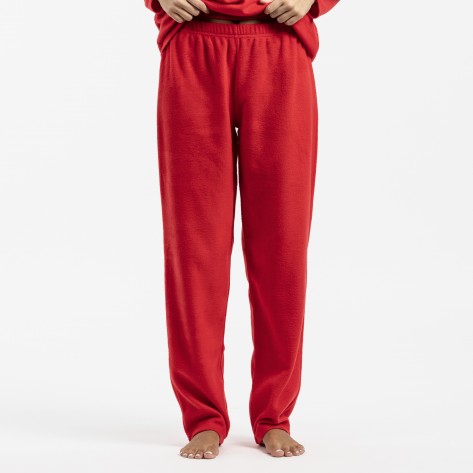 Pijama polar Nunu vermelho roupa-para-estar-em-casa