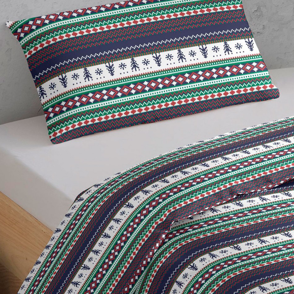 Capa de edredão algodão Christmas