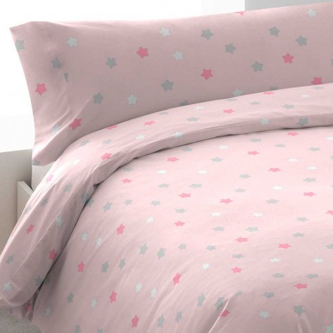 Capa De Edredão Algodão Tuly Rosa