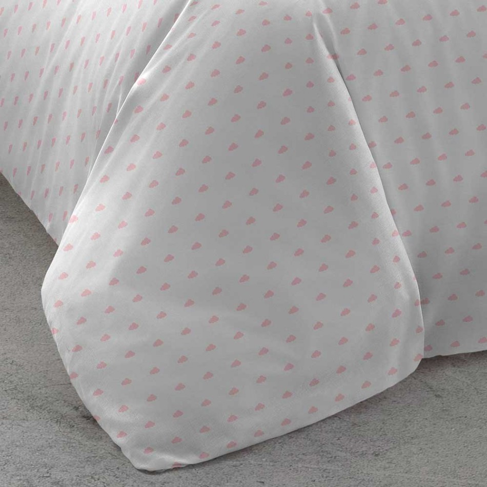 Capa De Edredão Algodão Nubecita Rosa