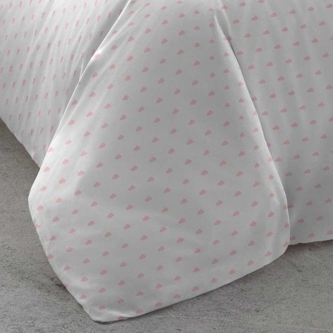 Capa De Edredão Algodão Nubecita Rosa