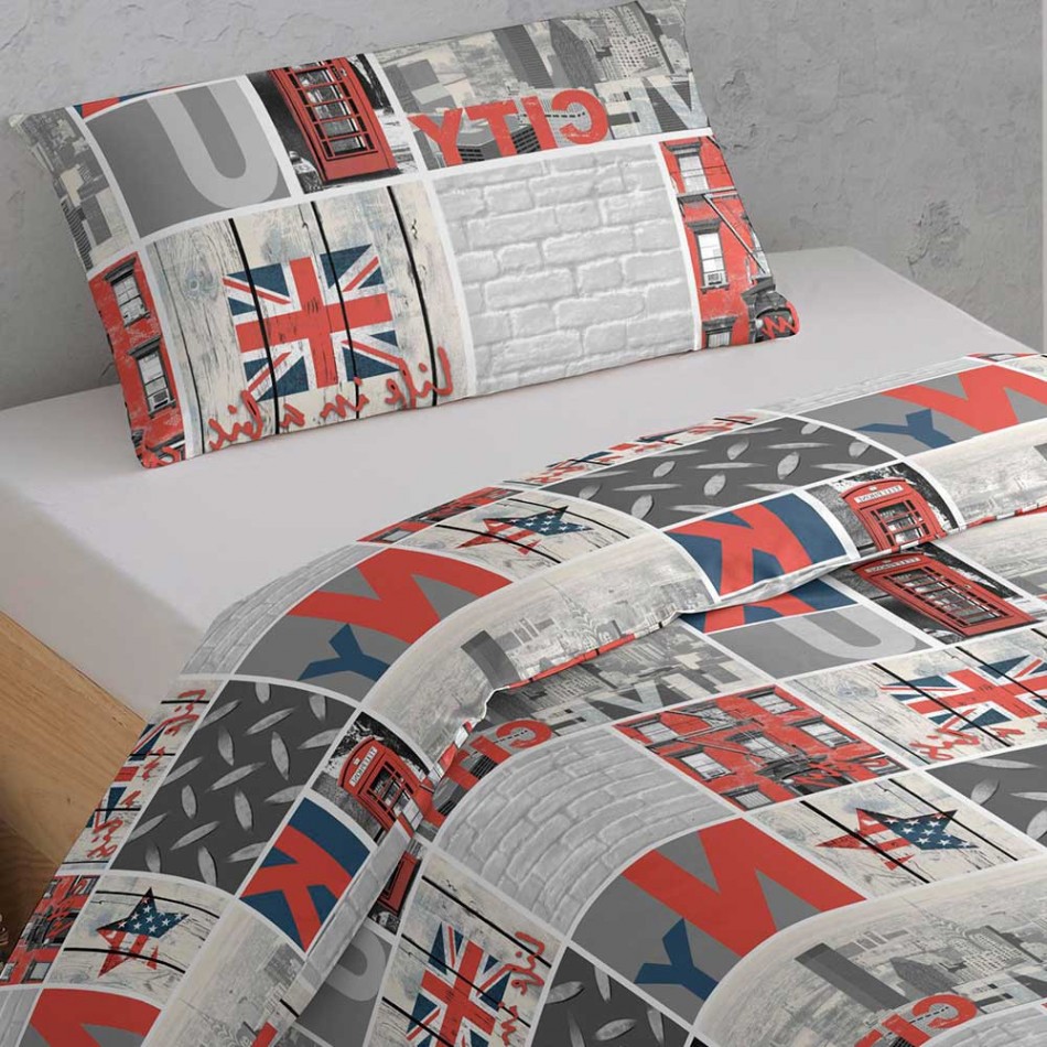 Capa De Edredão Wall Street cama-90