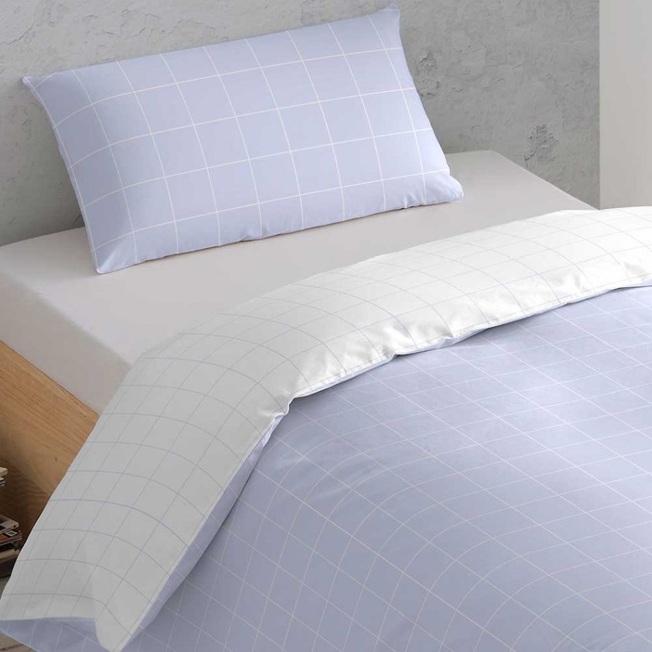 Capa De Edredão Cuadro Ventana Azul Celeste