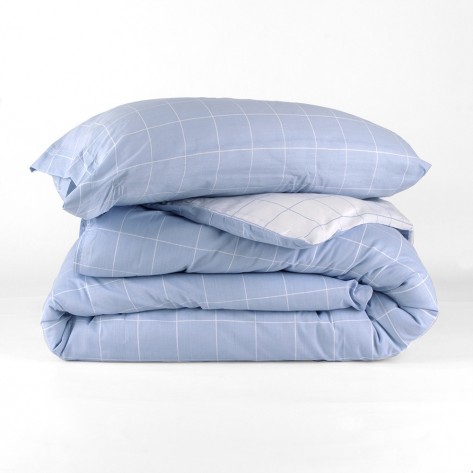 Capa De Edredão Cuadro Ventana Azul Celeste Capa De Edredão Cuadro Ventana Azul Celeste