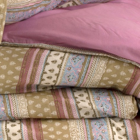 Capa de edredão Carmela rosa Capa de edredão Carmela rosa