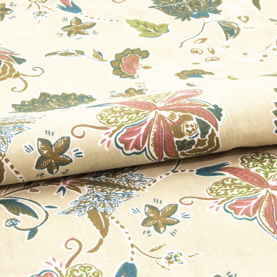 Capa de edredão María verde caça