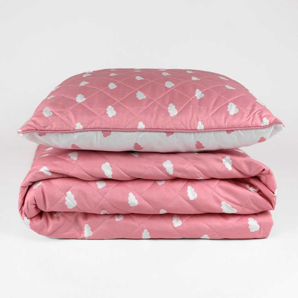 Colcha bouti Nubecita rosa